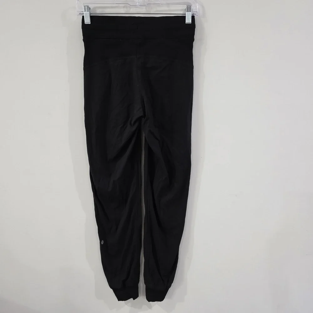 Lululemon Street To Studio Dance Pants Size 2 Black Workout Gym Athleisure